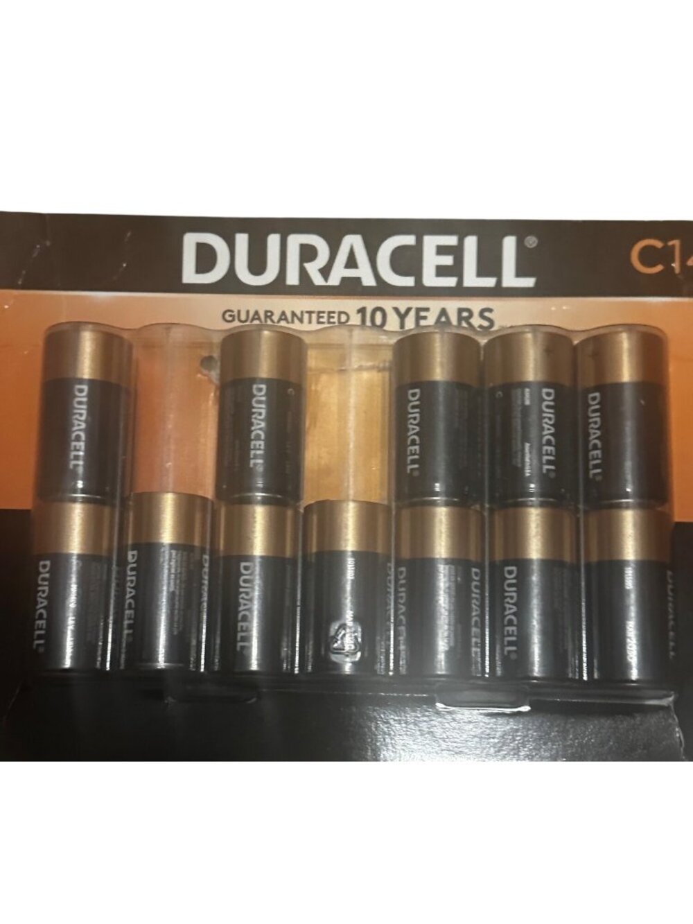Duracell C Alkaline Batteries 12-Count Pack With 10-Year Shelf Life